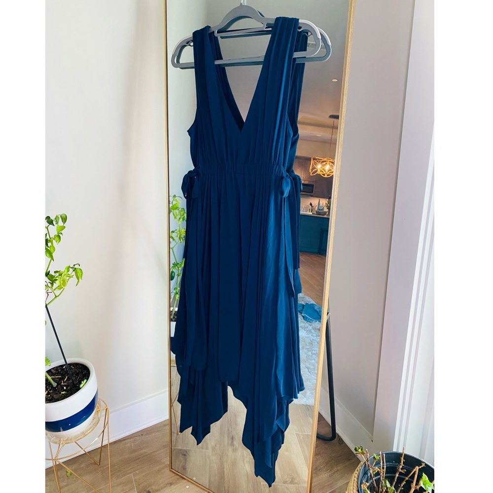 BCBGMaxazria Navy Dress NWT